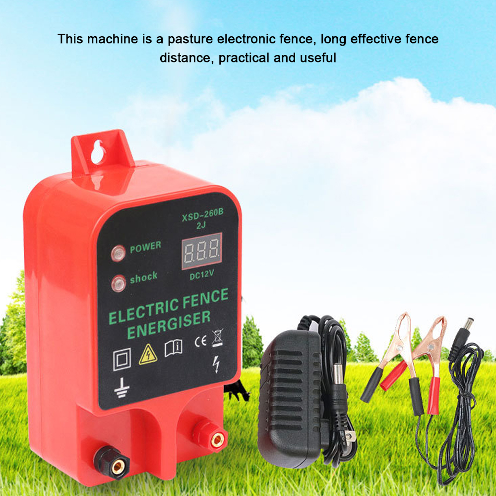 Home Security Electric Fence - Livestock High Voltage Pulse Controller Electric