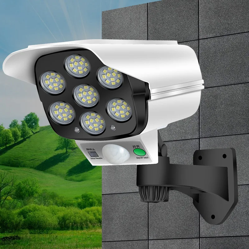 Home Security Flood Lights - F2 Security Dummy Camera Lamp 77