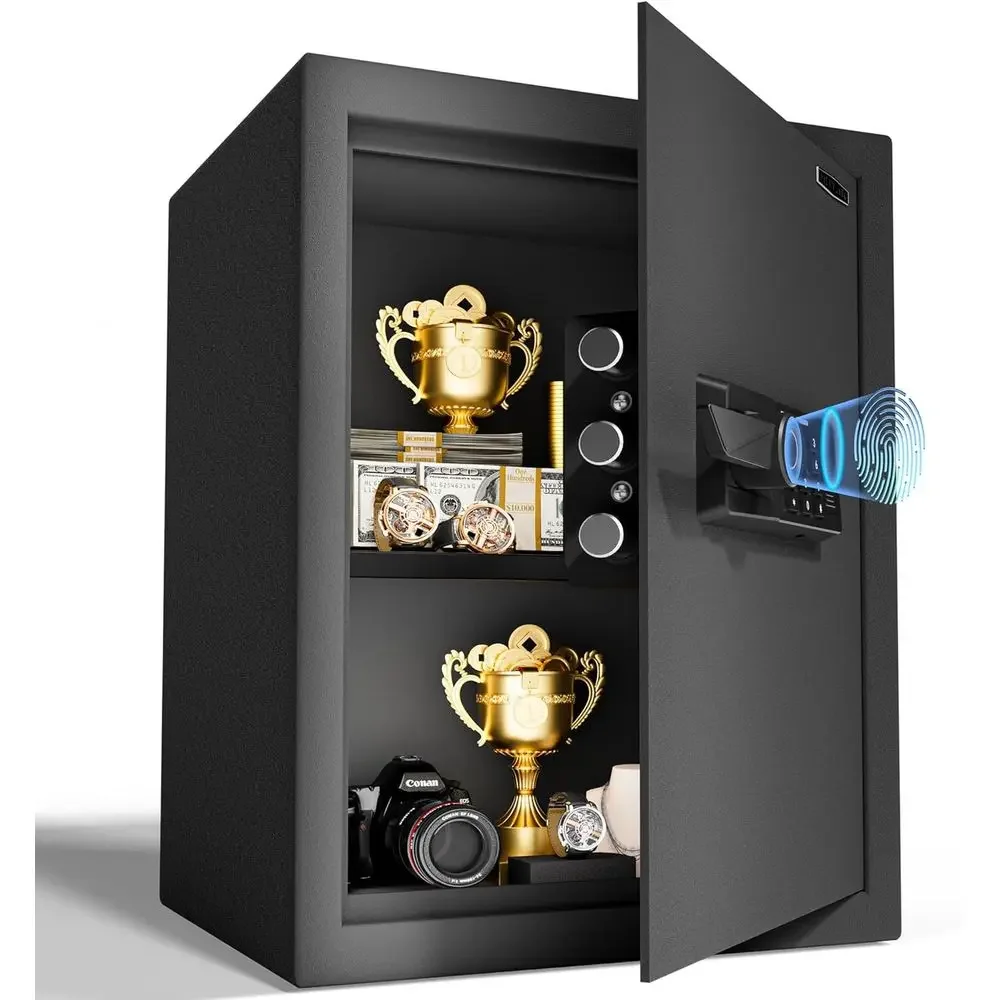 Safe Box Digital - Biometric Safe Box with Fingerprint Access,