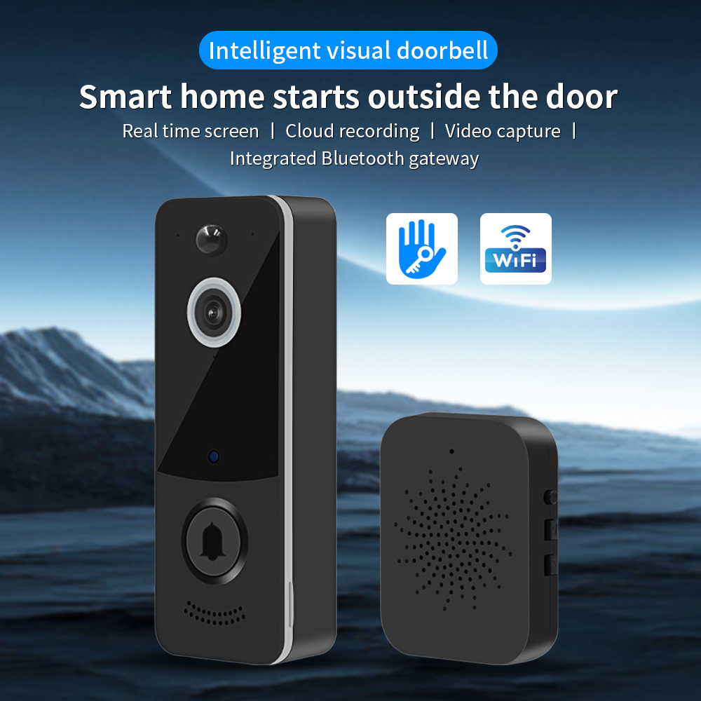 Home Security Adt - 1080P WIFI Video Doorbell TTLOCK App