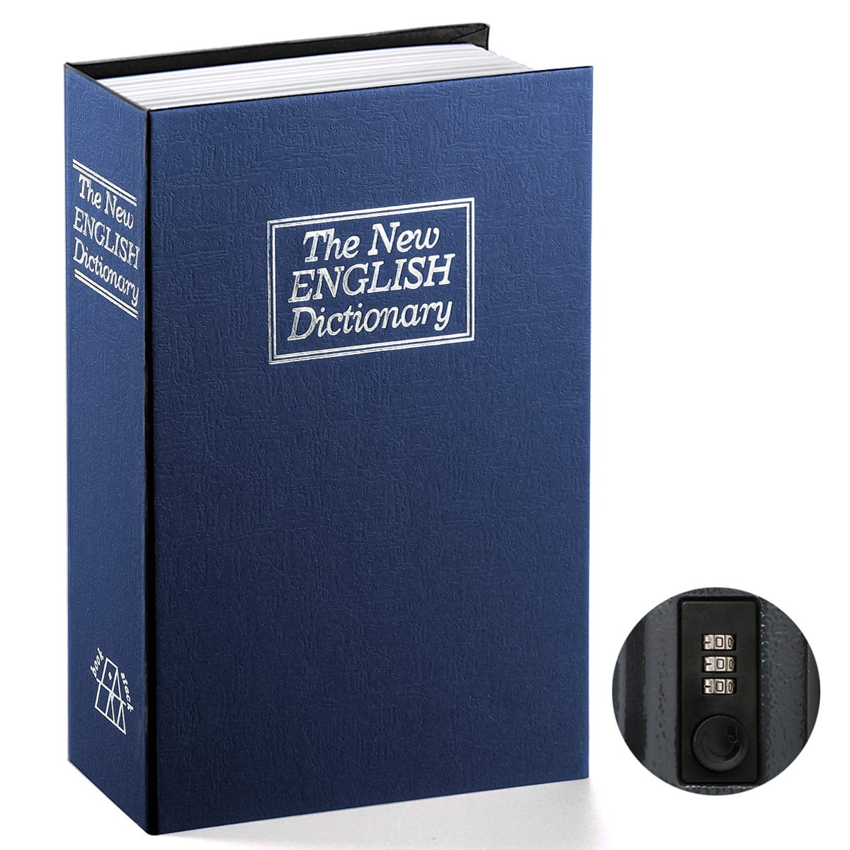 Safe Box Digital - Book Safe with Combination Lock Dictionary
