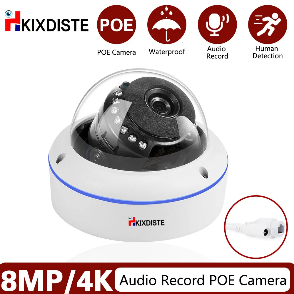 Home Security Nvr - 8MP 4K POE IP Camera Home