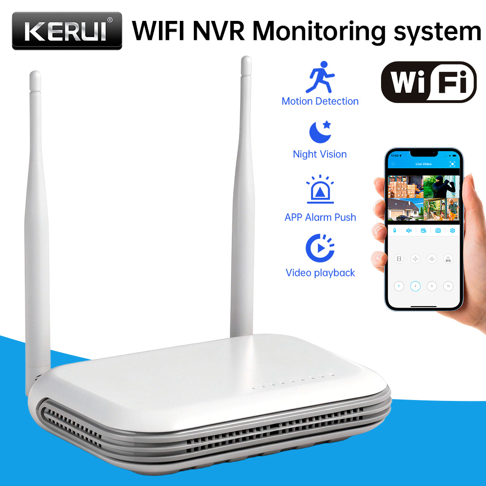 Home Security Upgrades - KERUI Mini Network WIFI 8CH NVR