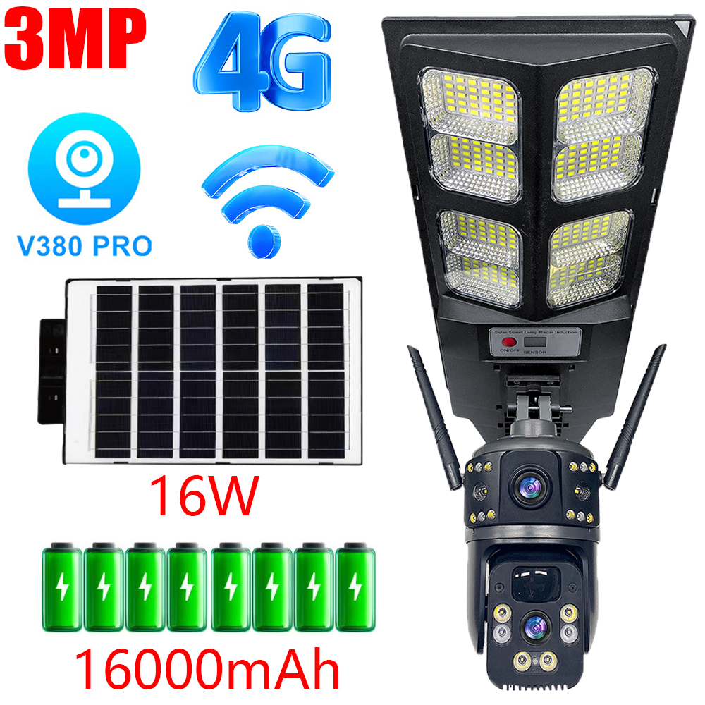 Home Security Upgrades - 3MP 4G Dual Lens Camera Security