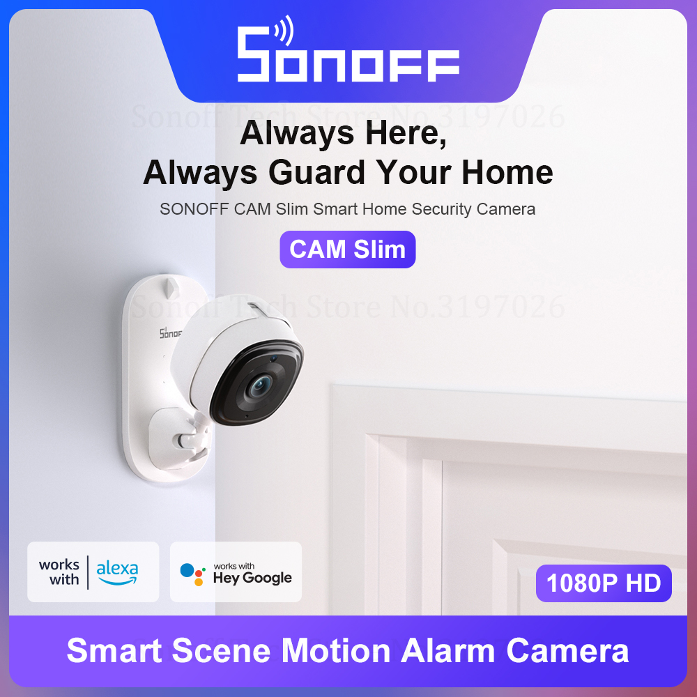 Home Security Adt - SONOFF 1080P HD Wi-Fi IOT Camera