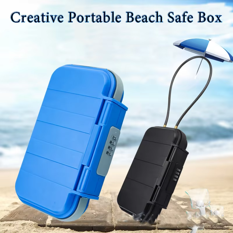 Safe Box Digital - Creative Portable 4-digit Combination Lock Beach