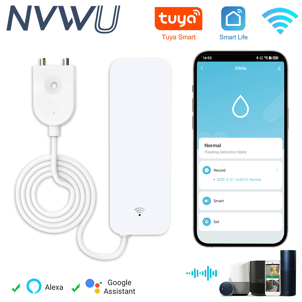 Home Security Home Assistant - Tuya WiFi Smart Water Sensor Leak
