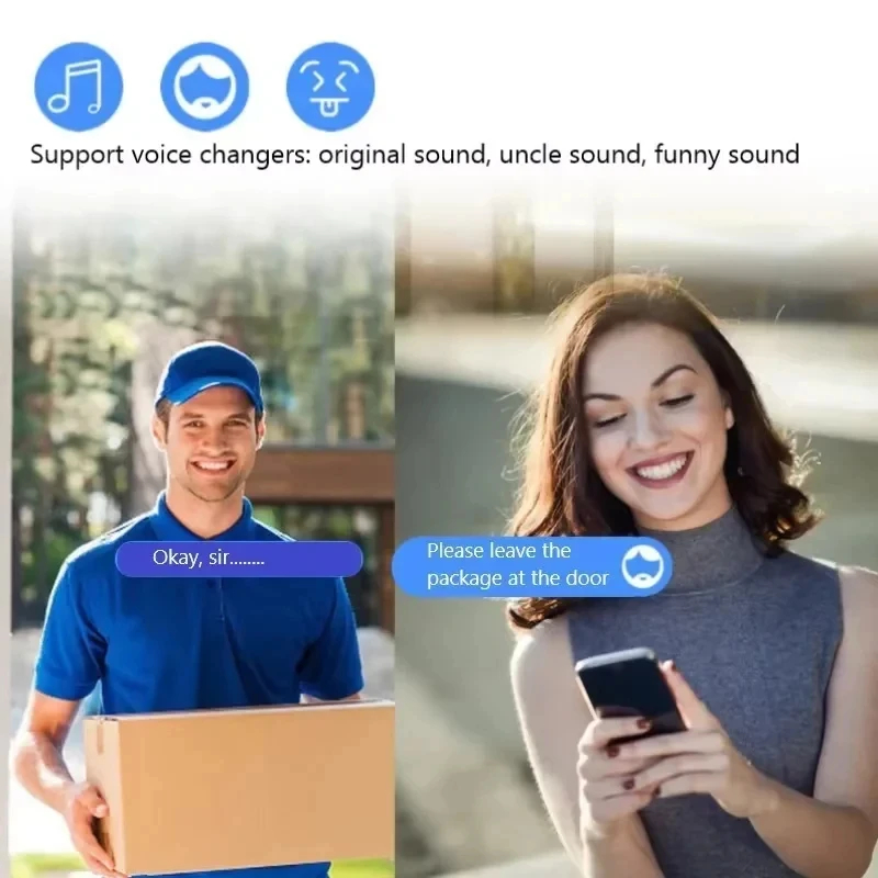 Home Security Adt - Tuya WIFI Camera Doorbell HD Video