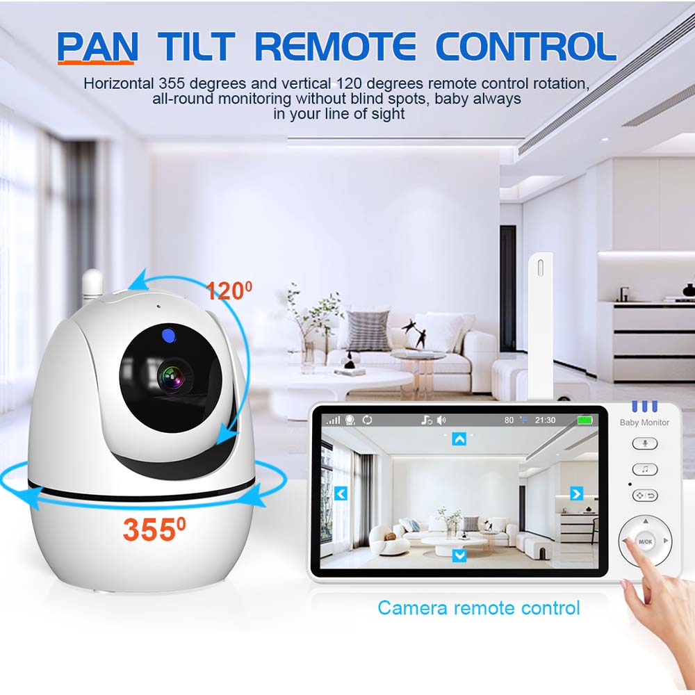 5 Inch Video Baby Monitor Indo - Home Security Video avaliação e preço