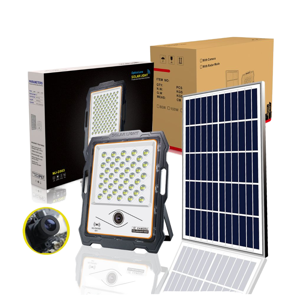 Solar Powered Wireless WIFI Sp - Home Security Flood Lights avaliação e preço