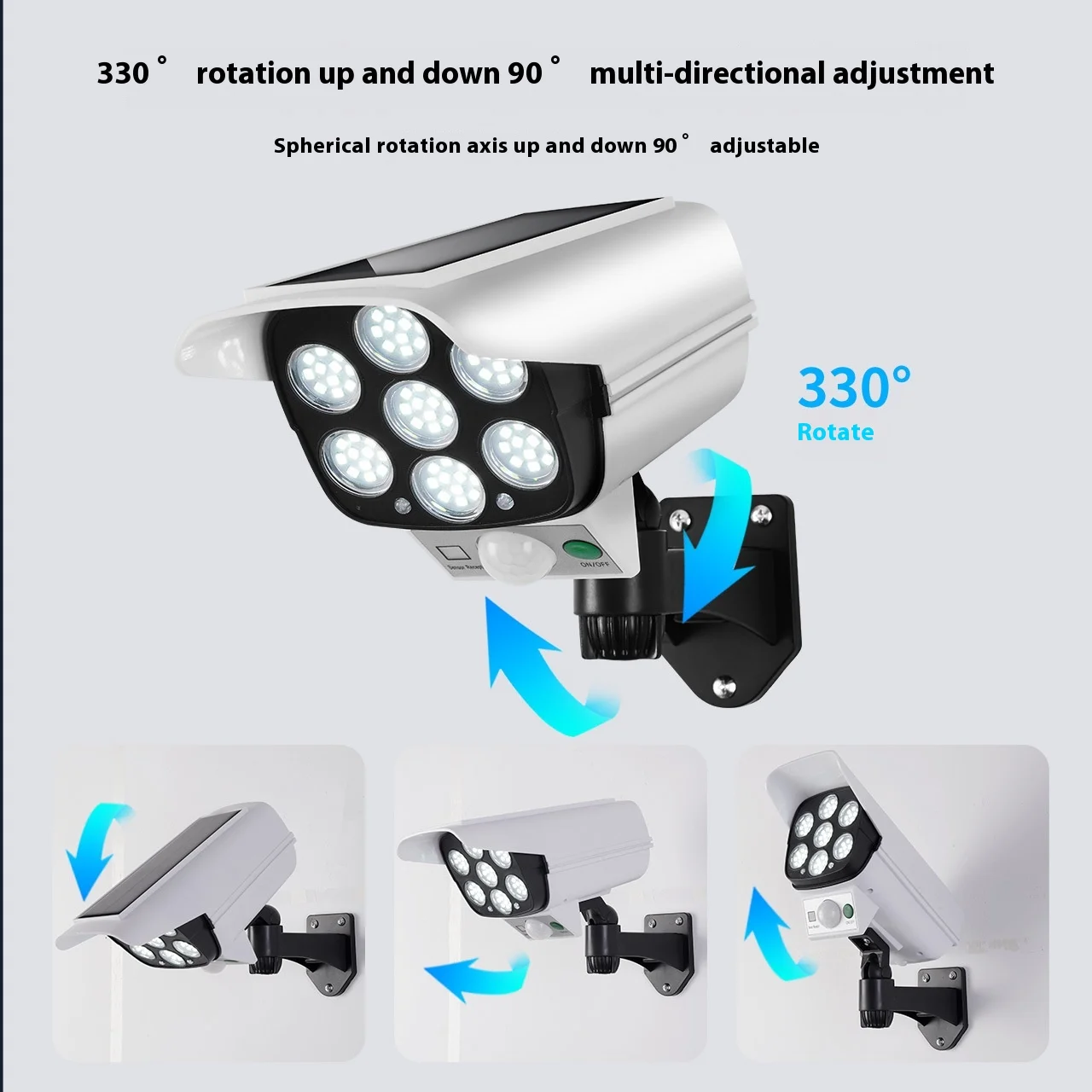 F2 Security Dummy Camera Lamp  - Home Security Flood Lights avaliação e preço