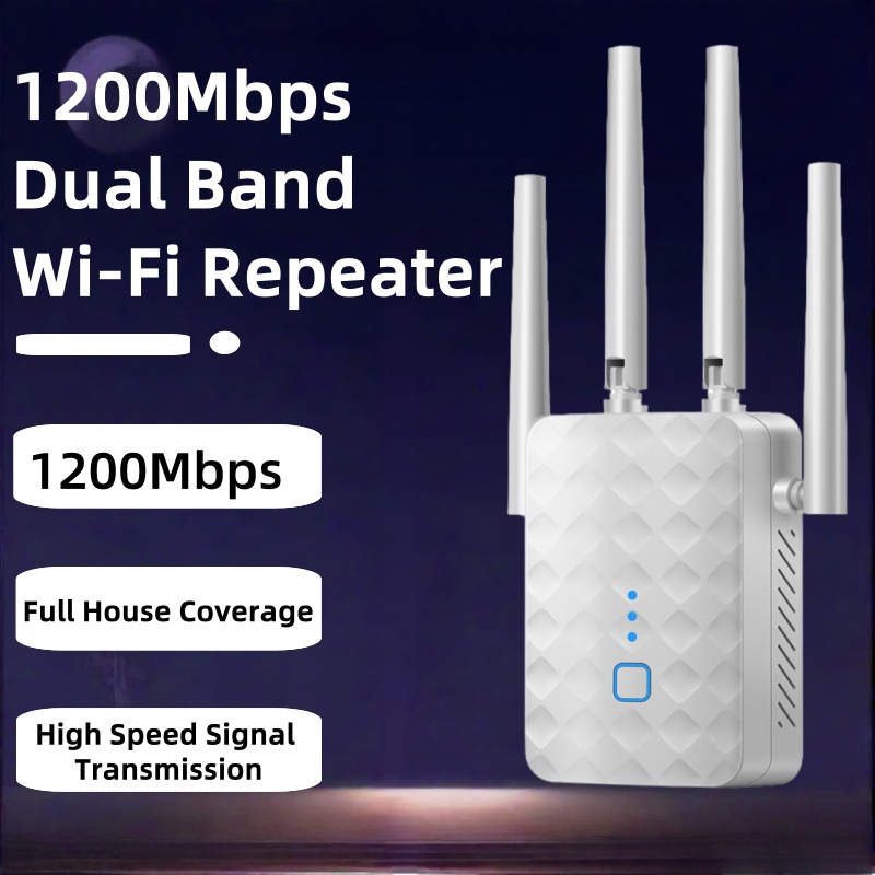 1200Mbps Dual Band WiFi Repeat - Home Security Outdoor avaliação e preço