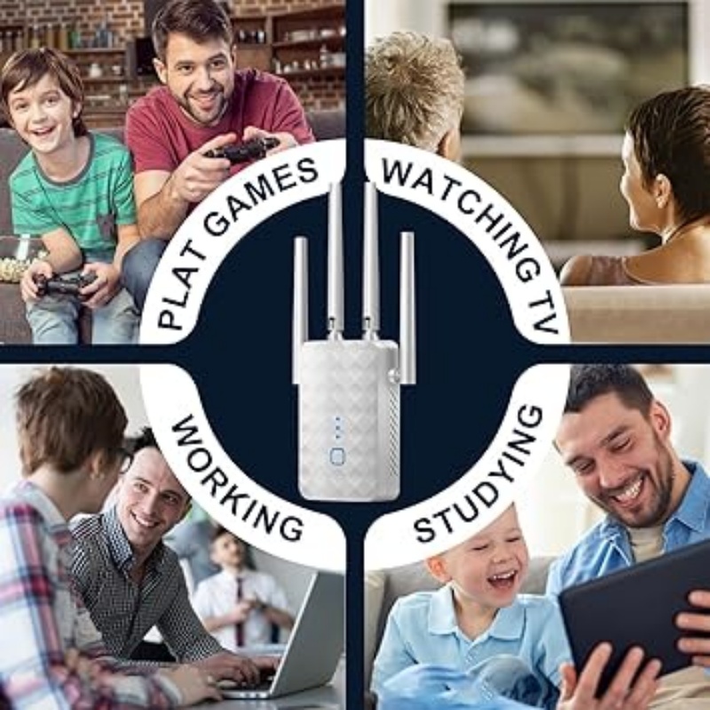 1200Mbps Dual Band WiFi Repeat - Home Security Outdoor avaliação e preço