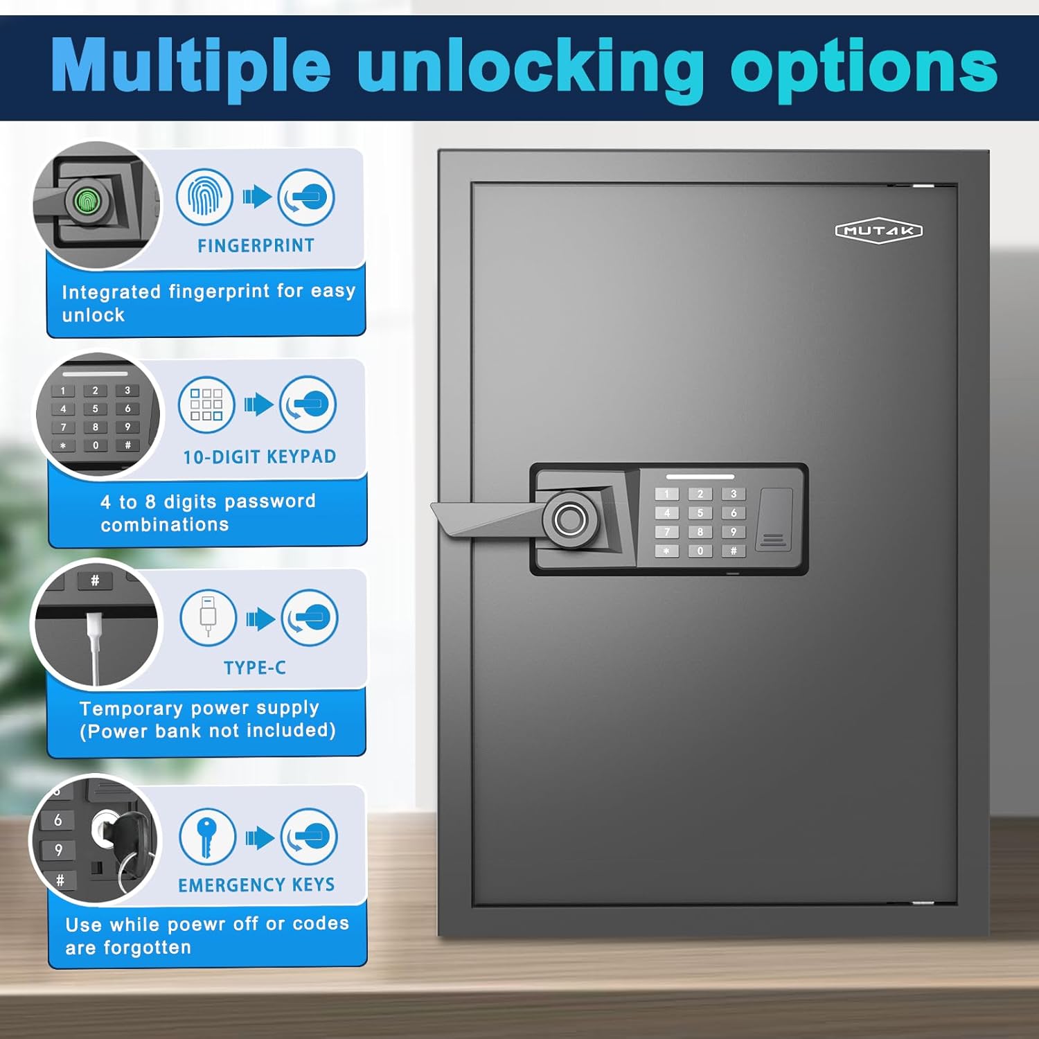 Smart Home Safe 2.0 Cub Biomet - Safe Box Digital avaliação e preço