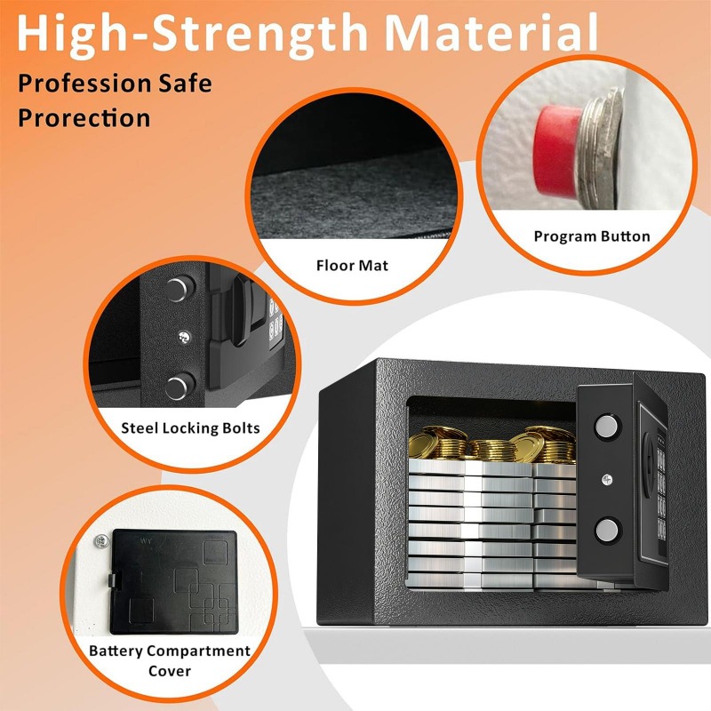 Digital Electronic Safe Box wi - Home Security Upgrades avaliação e preço