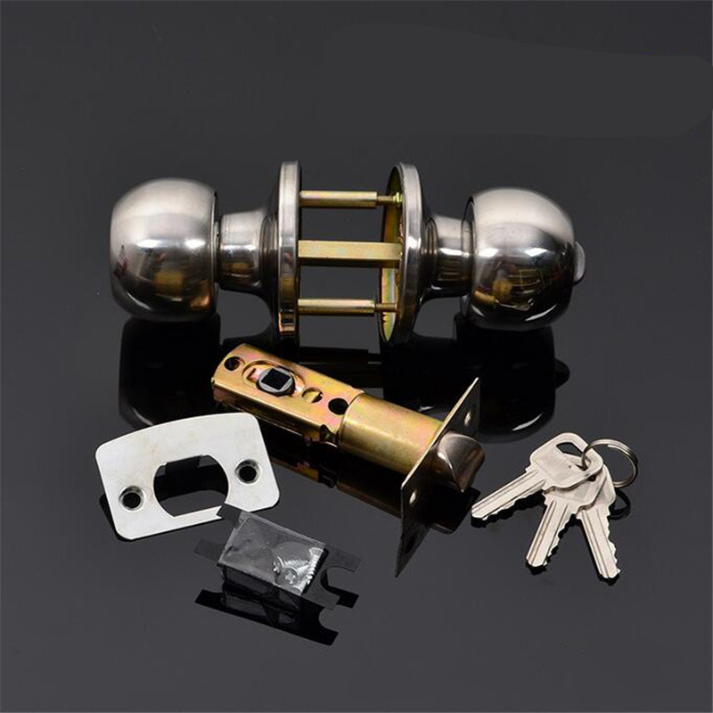 Round Ball Privacy Door Knob B - Home Security Adt avaliação e preço