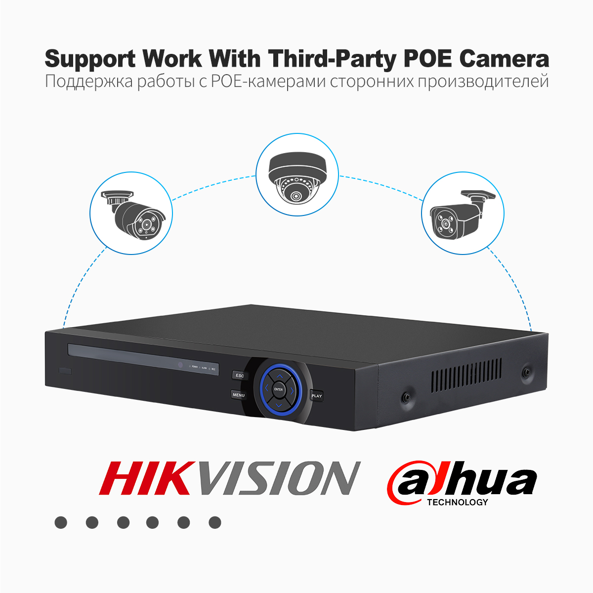 Techage UHD H.265 36CH POE NVR - Home Security Nvr avaliação e preço