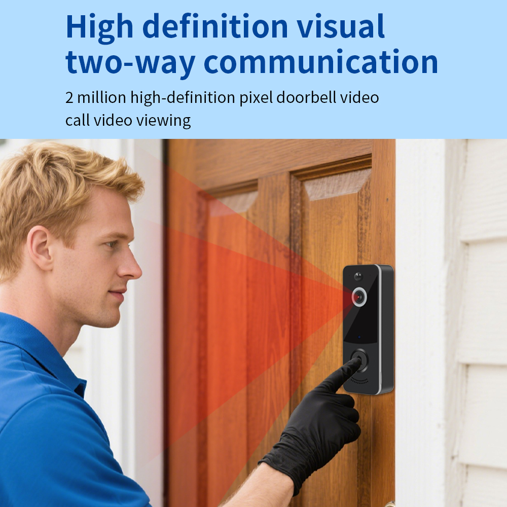 1080P WIFI Video Doorbell TTLO - Home Security Adt avaliação e preço