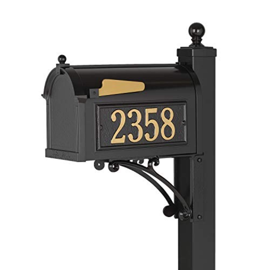 Deluxe Mailbox Package Black O - Home Security Outdoor avaliação e preço