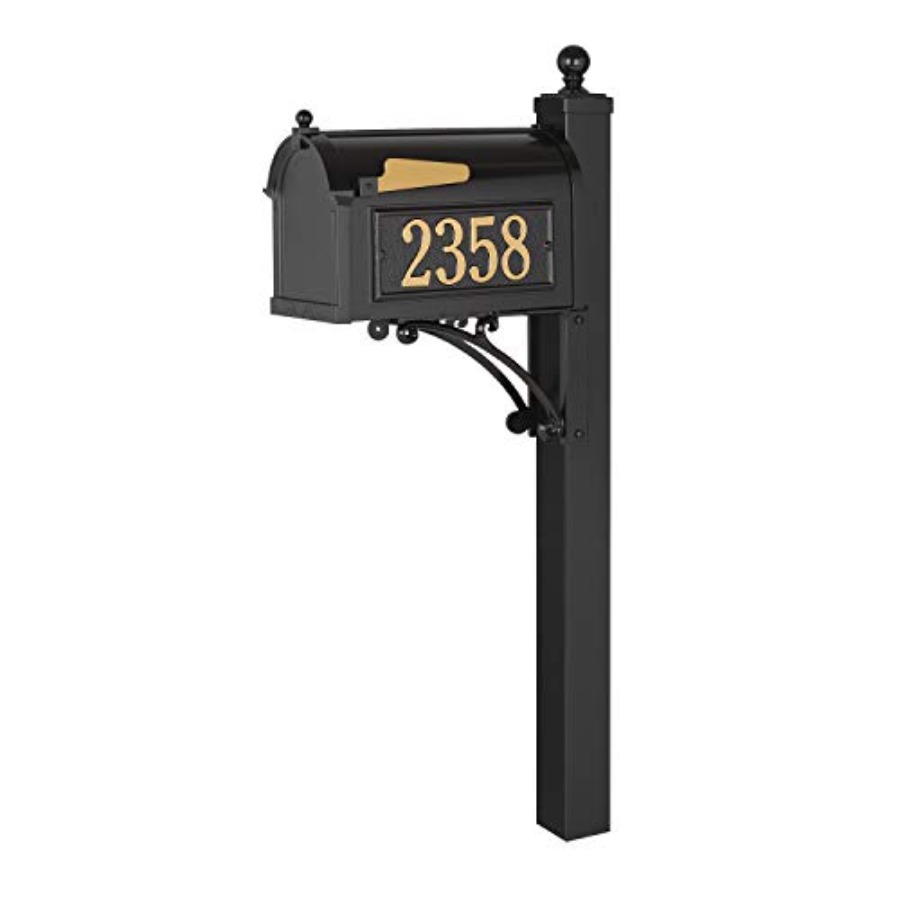 Deluxe Mailbox Package Black O - Home Security Outdoor avaliação e preço