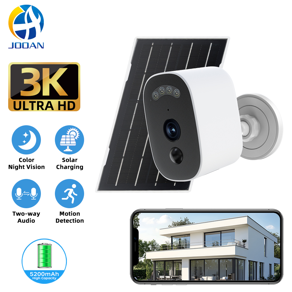 Jooan 3K HD Solar Security Cam - Home Security Upgrades avaliação e preço