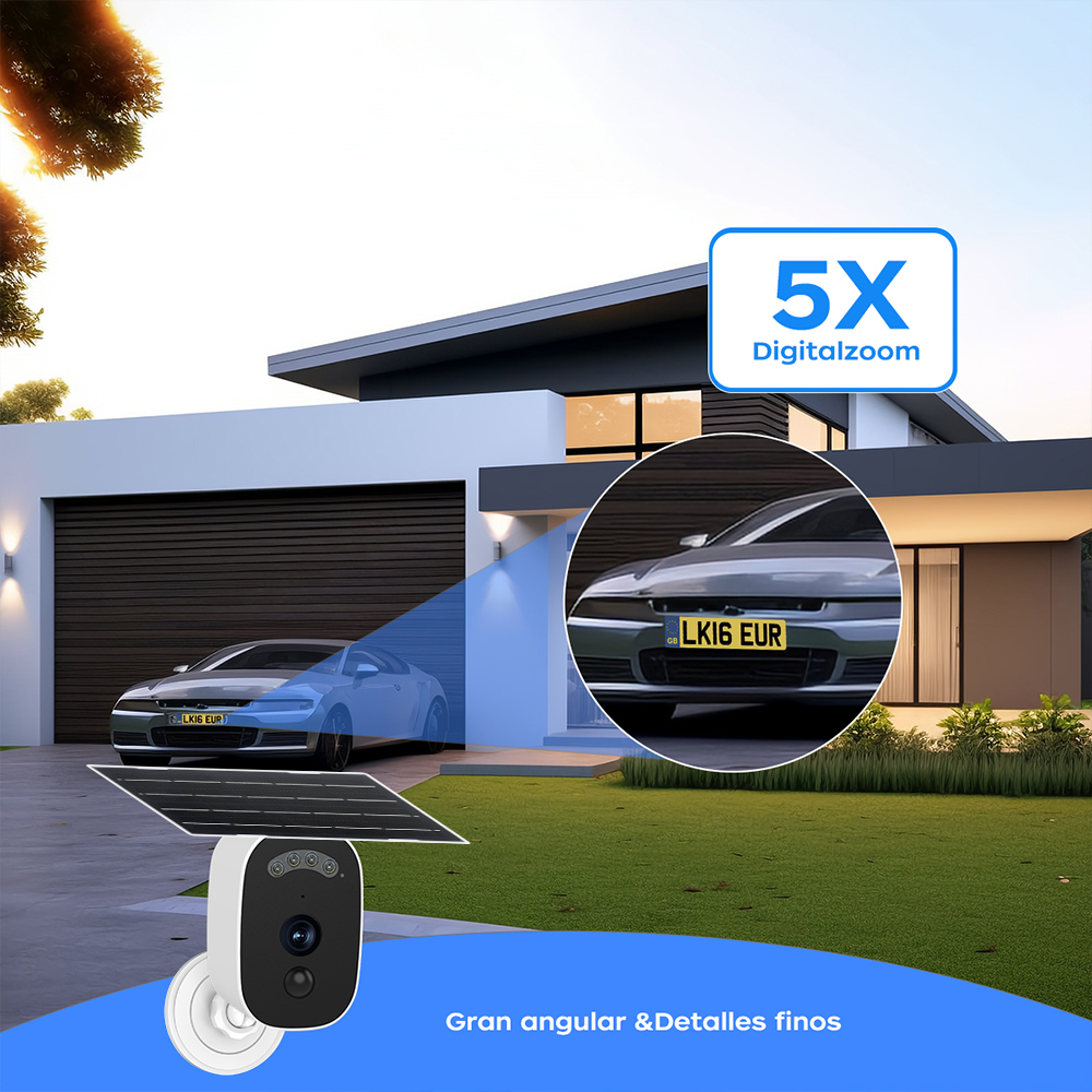 Jooan 3K HD Solar Security Cam - Home Security Upgrades avaliação e preço