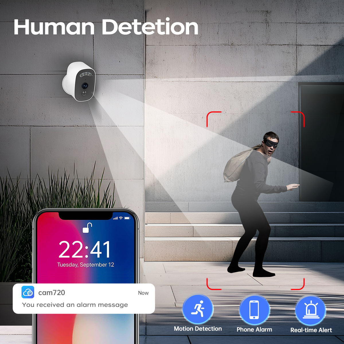 Jooan 3K HD Solar Security Cam - Home Security Upgrades avaliação e preço