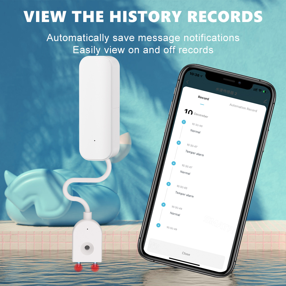WiFi/Zigbee Water Sensor Tuya  - Home Security Upgrades avaliação e preço