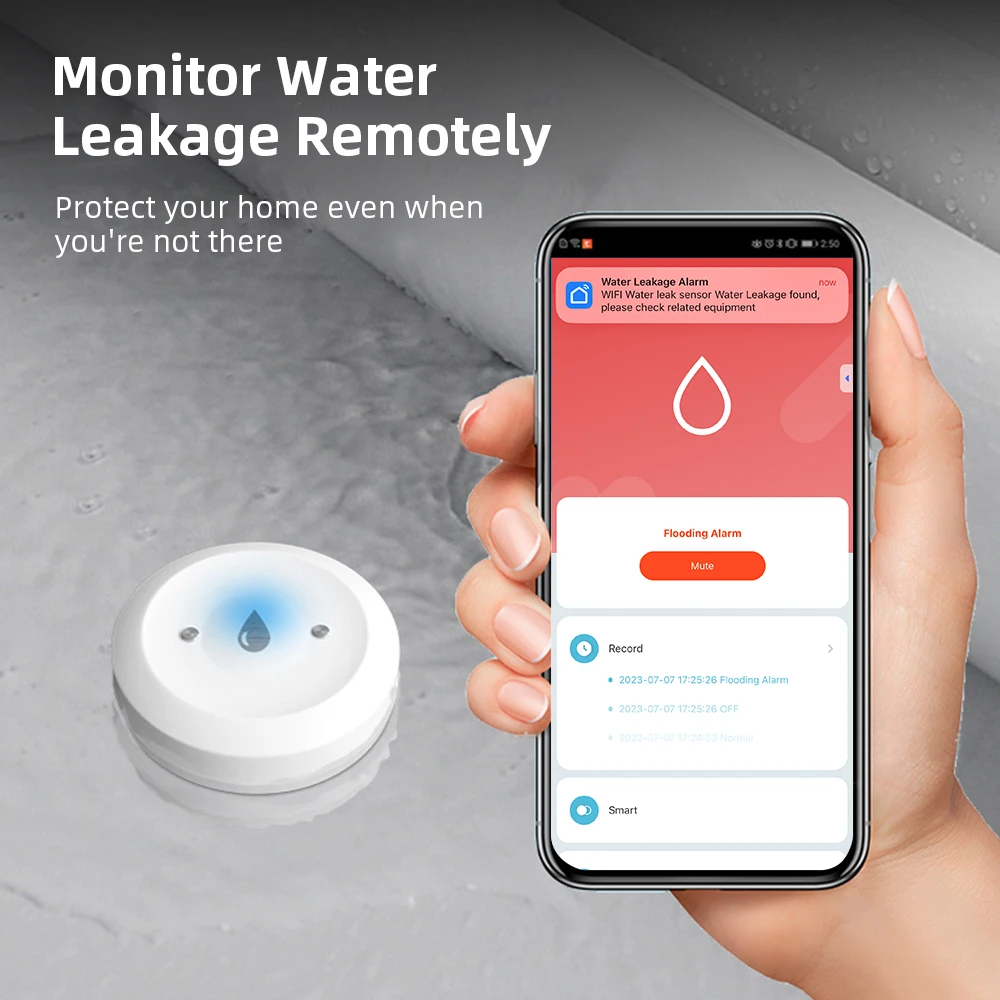 Zigbee3.0 Smart Water Leak Sen - Home Security Home Assistant avaliação e preço