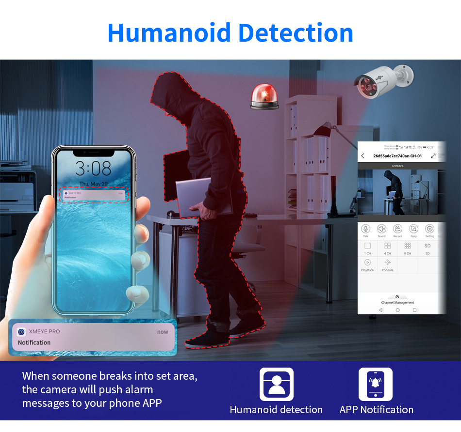 Hiseeu 5MP Audio IP Security S - Home Security Nvr avaliação e preço