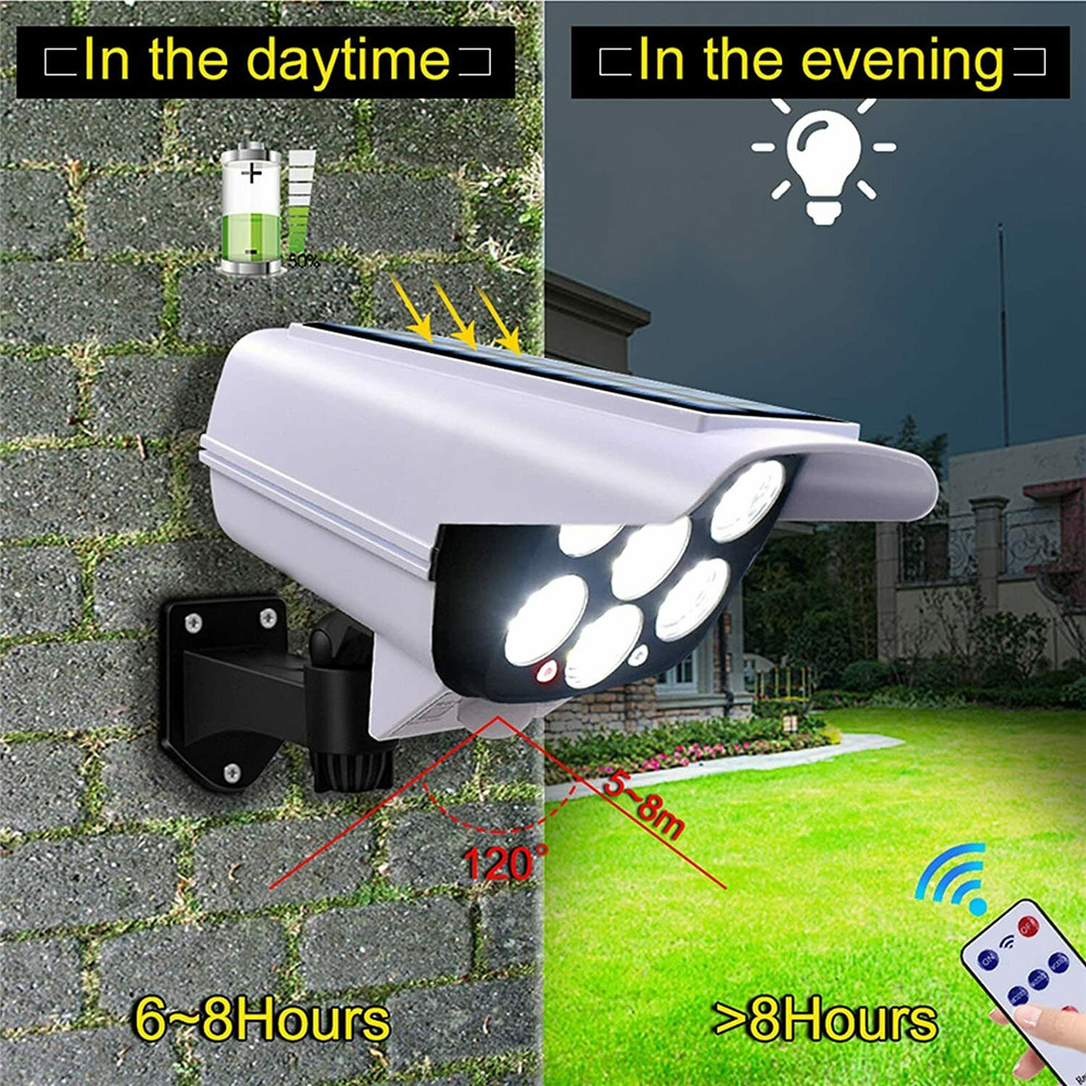 Outdoor Solar Light Motion Sen - Home Security Flood Lights avaliação e preço