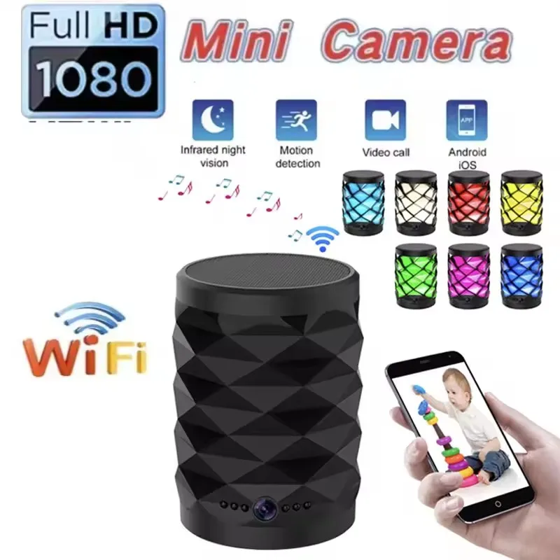 HD Mini Wifi Camera Bluetooth  - Home Security Flood Lights avaliação e preço