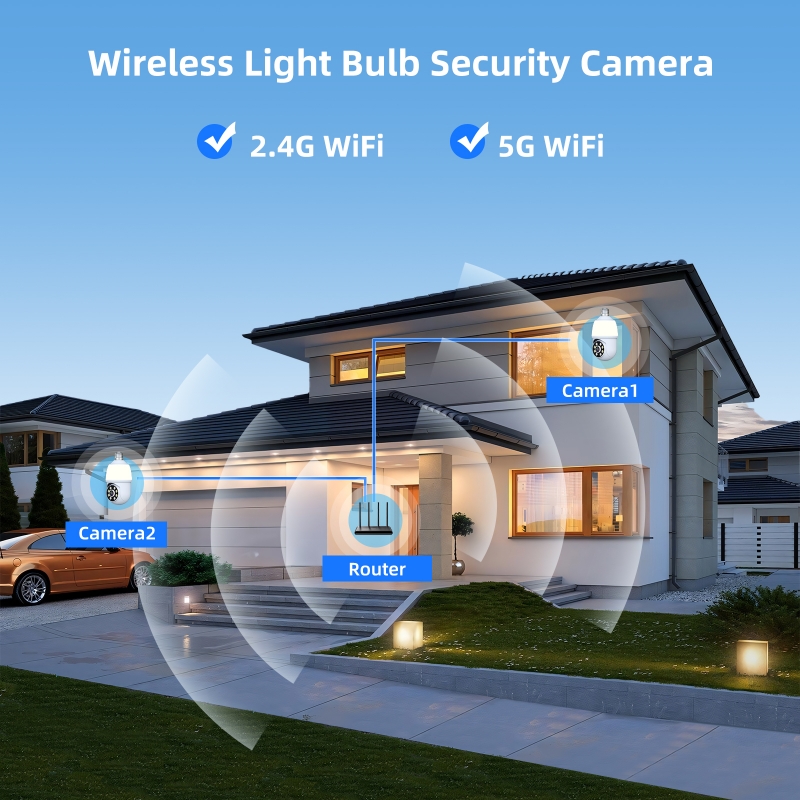 3MP 1296P iCsee APP  Full Colo - Home Security Flood Lights avaliação e preço