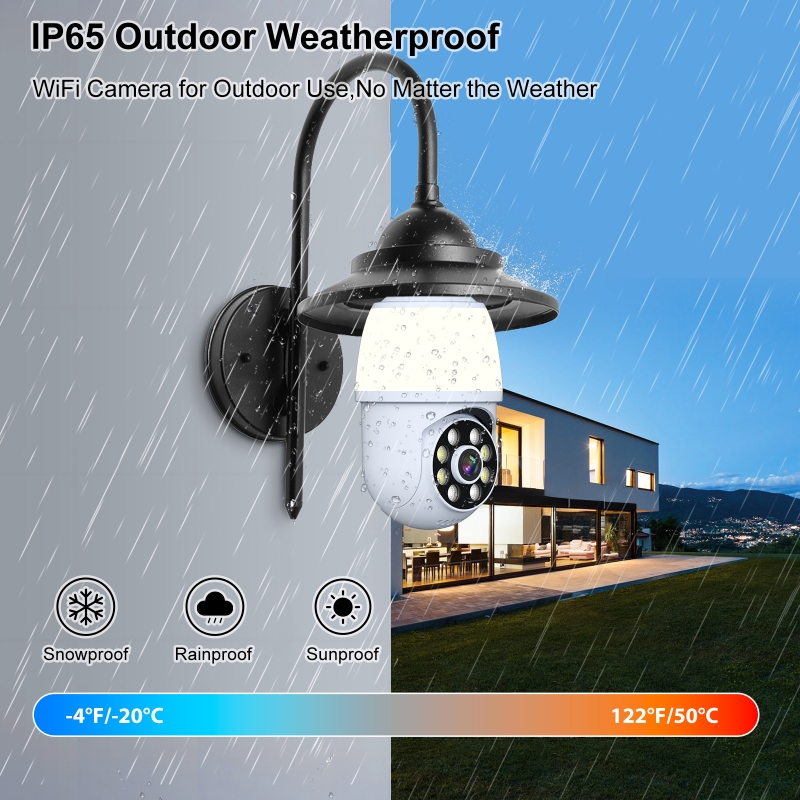 3MP 1296P iCsee APP  Full Colo - Home Security Flood Lights avaliação e preço