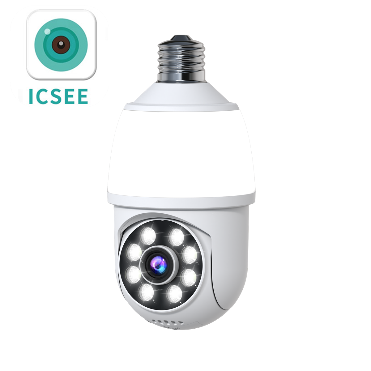 3MP 1296P iCsee APP  Full Colo - Home Security Flood Lights avaliação e preço
