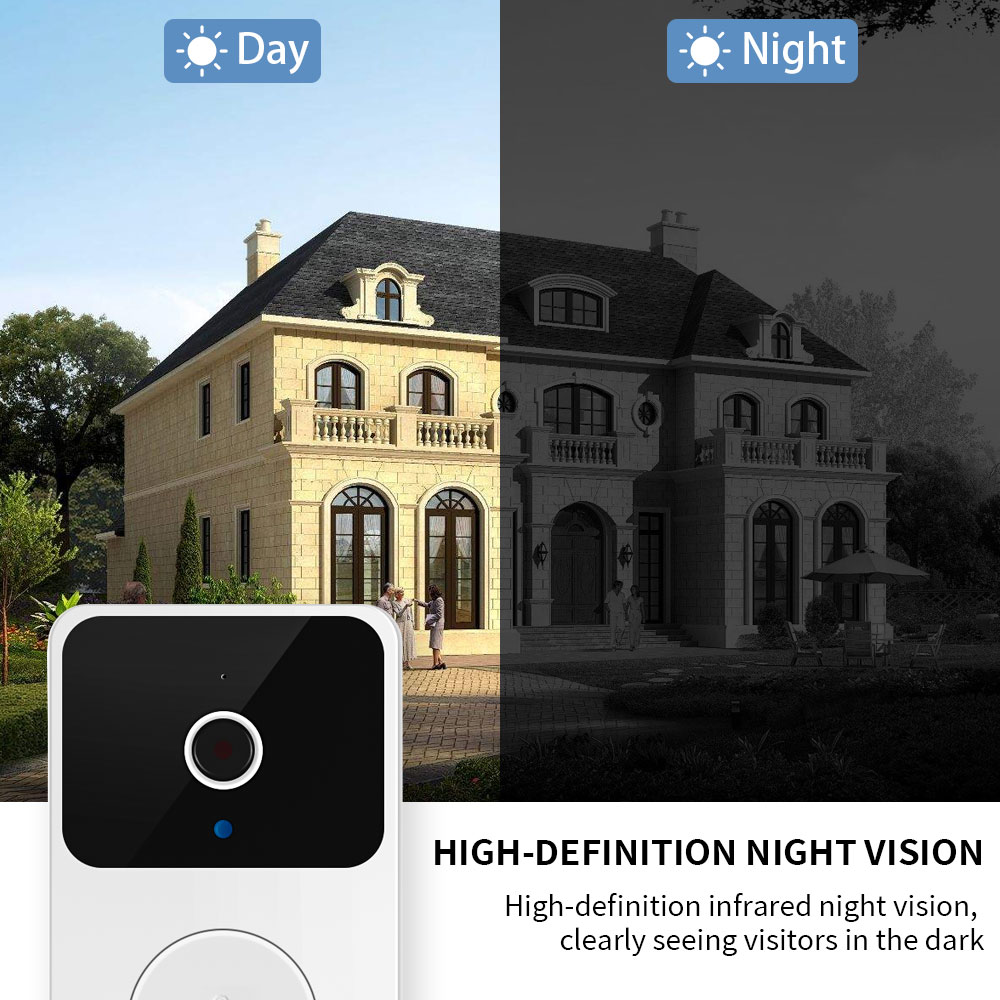 H5 Wireless Smart Video Doorbe - Home Security Adt avaliação e preço