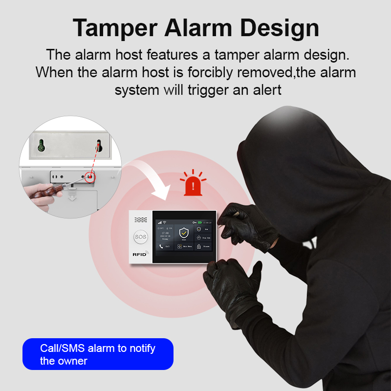PGST 2G GSM WiFi Alarm System  - Home Security Technician avaliação e preço