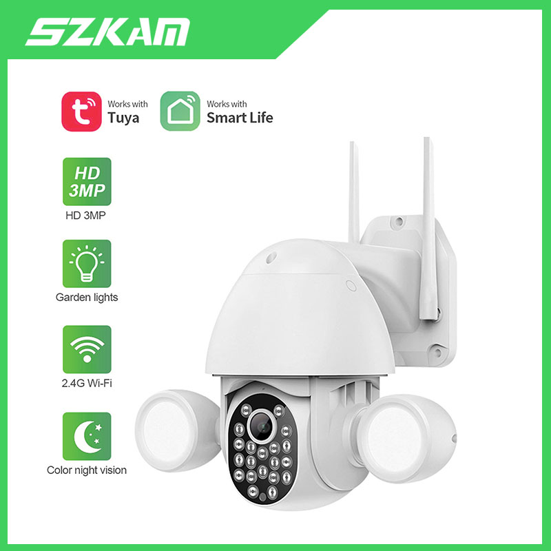 Tuya Smartlife APP Smart Light - Home Security Flood Lights avaliação e preço