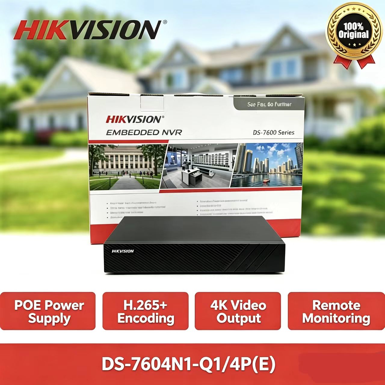 Hikvision DS-7604NI-Q1/4P(E) 4 - Home Security Nvr avaliação e preço