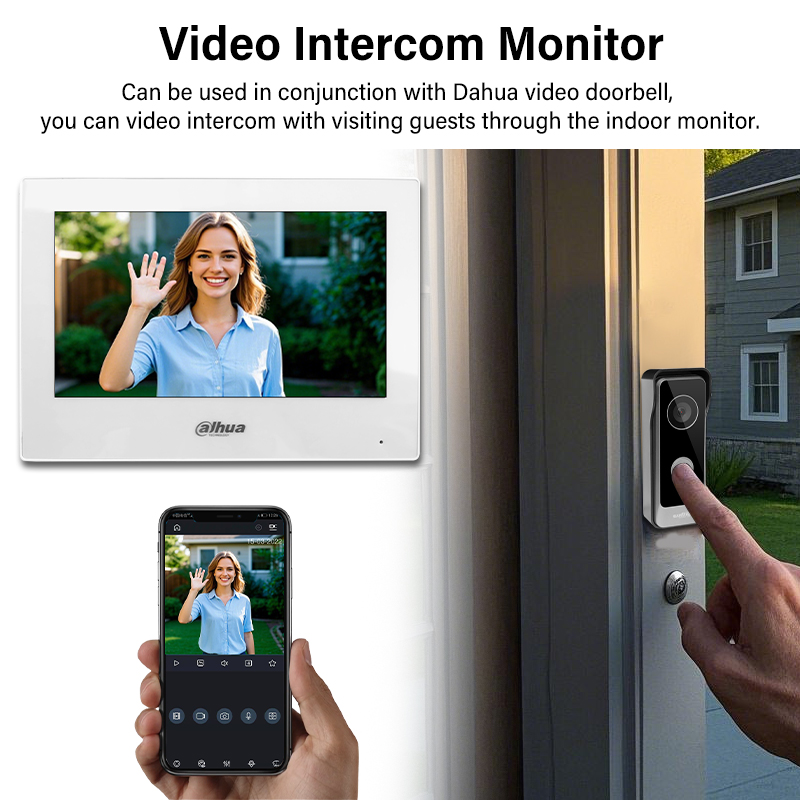 Dahua 2-Wire WiFi Indoor Monit - Home Security Video avaliação e preço