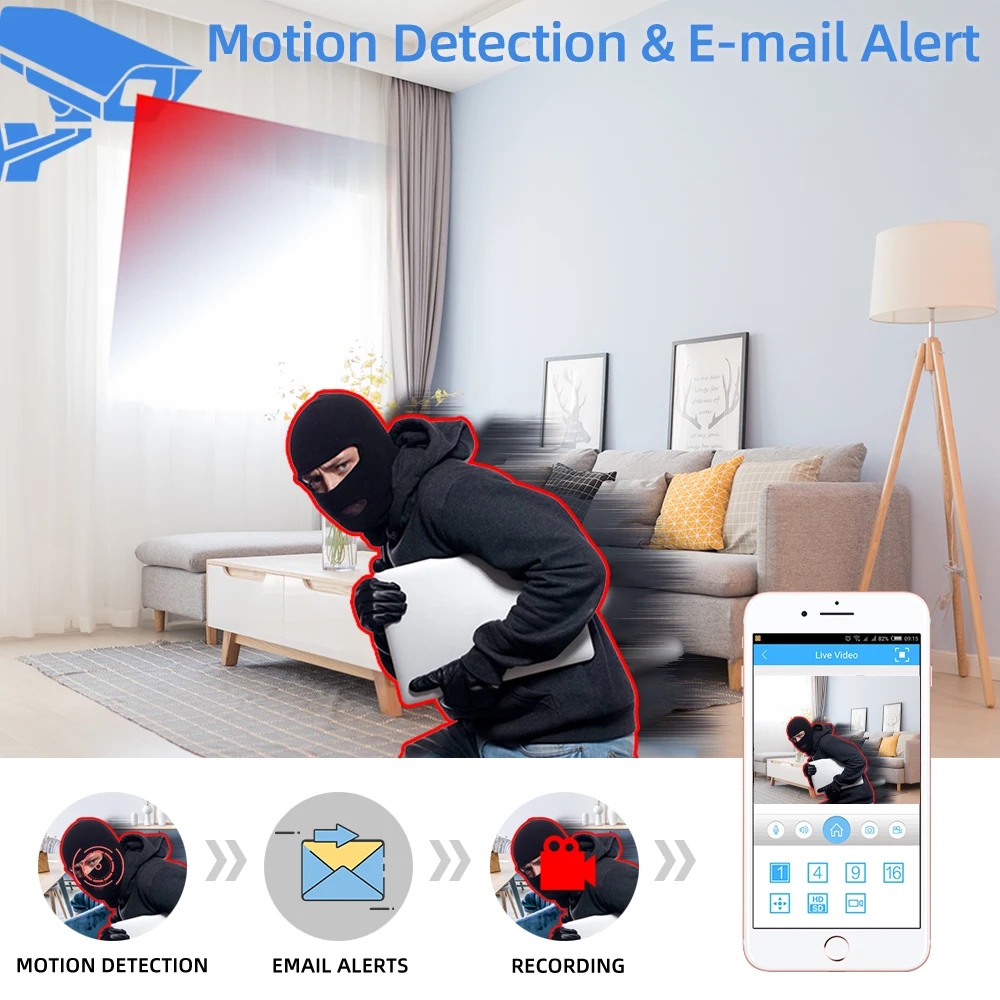 8MP 4K POE IP Camera Home Secu - Home Security Nvr avaliação e preço
