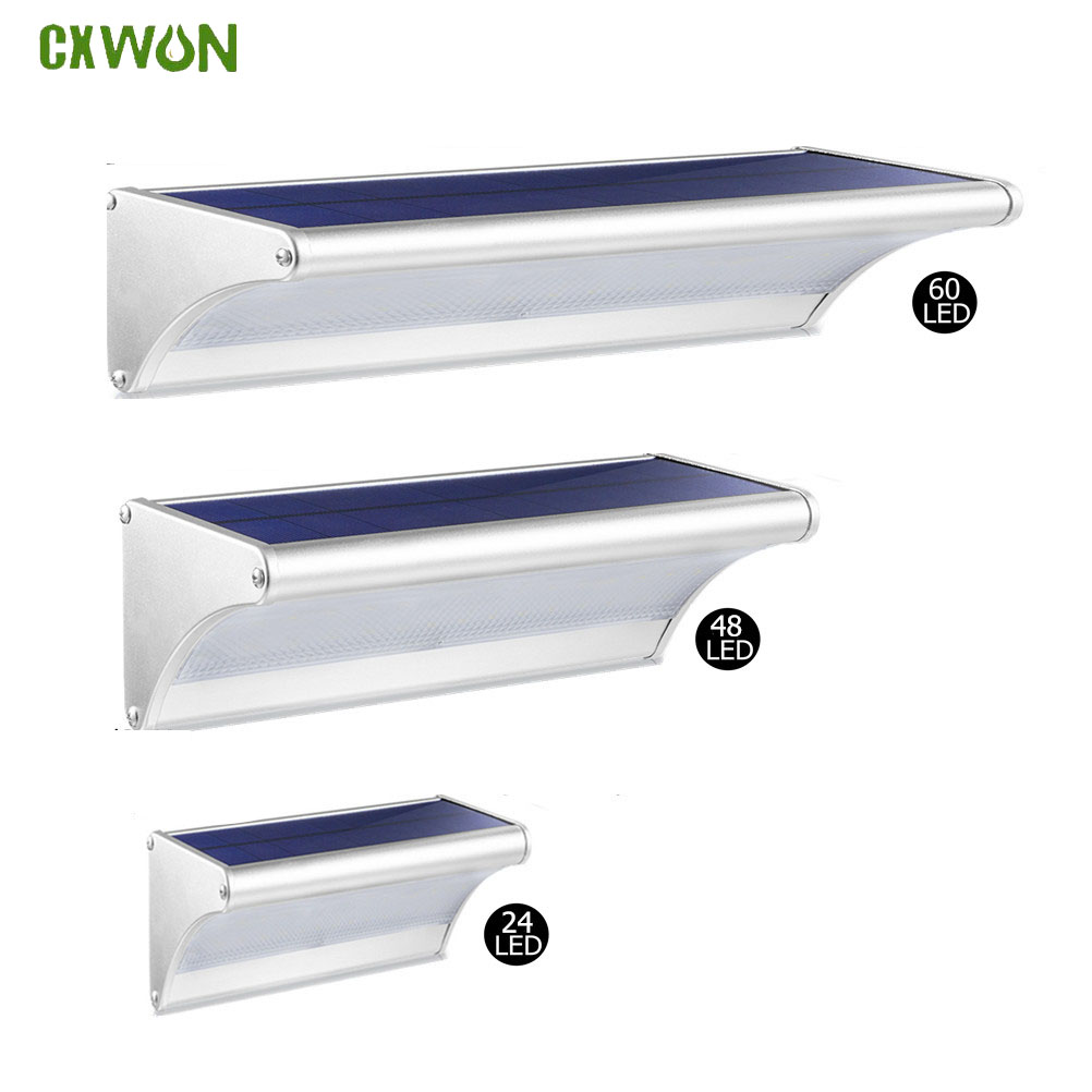 Outdoor Solar 60/48/24Led Lamp - Home Security Flood Lights avaliação e preço
