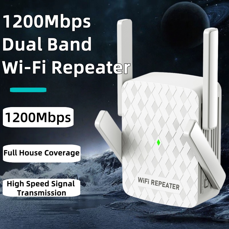 1200Mbps Wireless Wifi Extende - Home Security Outdoor avaliação e preço