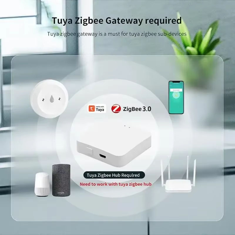 For Tuya ZigBee 3.0 Smart Wate - Home Security Home Assistant avaliação e preço