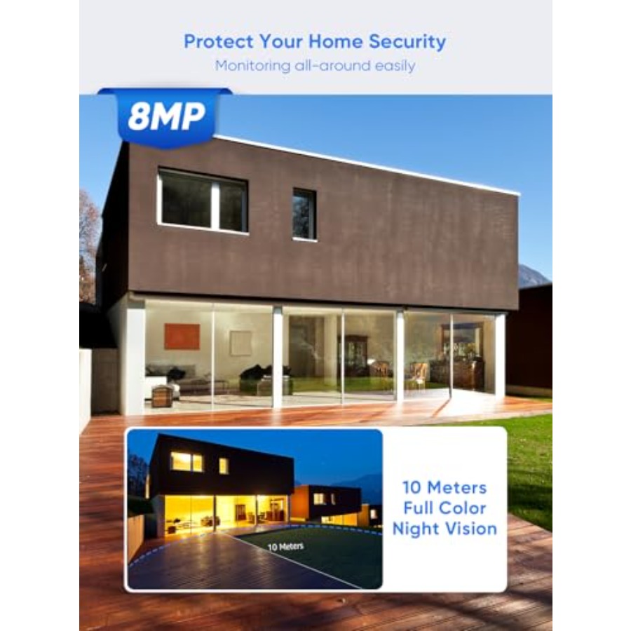 Wireless security camera syste - Home Security Nvr avaliação e preço