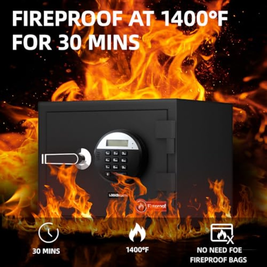 Fireproof home safe for money, - Safe Box Digital avaliação e preço