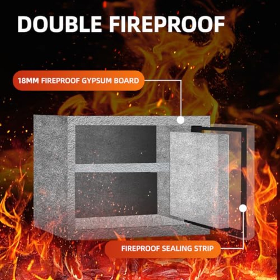 Fireproof home safe for money, - Safe Box Digital avaliação e preço