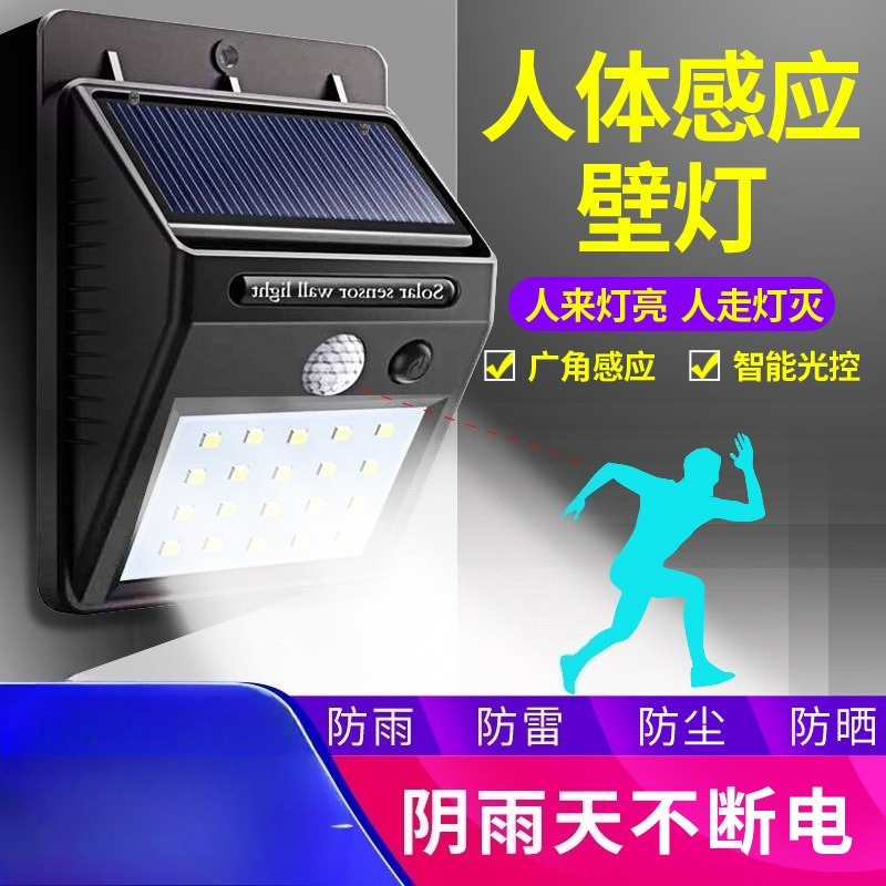 Solar Human Motion Sensor Wall - Home Security Outdoor avaliação e preço