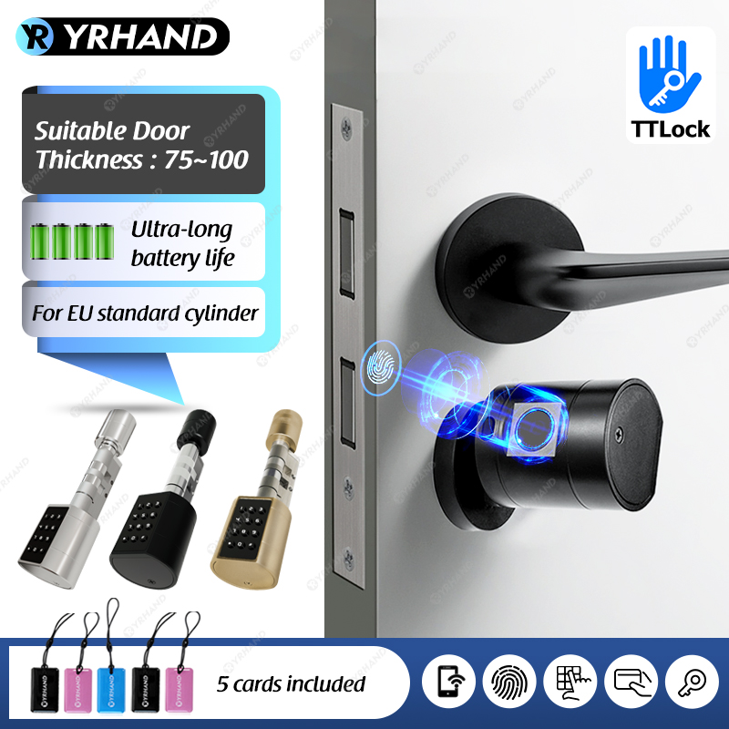 Smart Euro Cylindrical Door Lo - Home Security Upgrades avaliação e preço