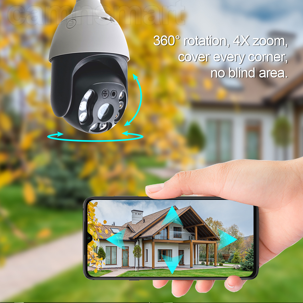 Camnsmart Tuya 5MP Alexa Wifi  - Home Security Nvr avaliação e preço